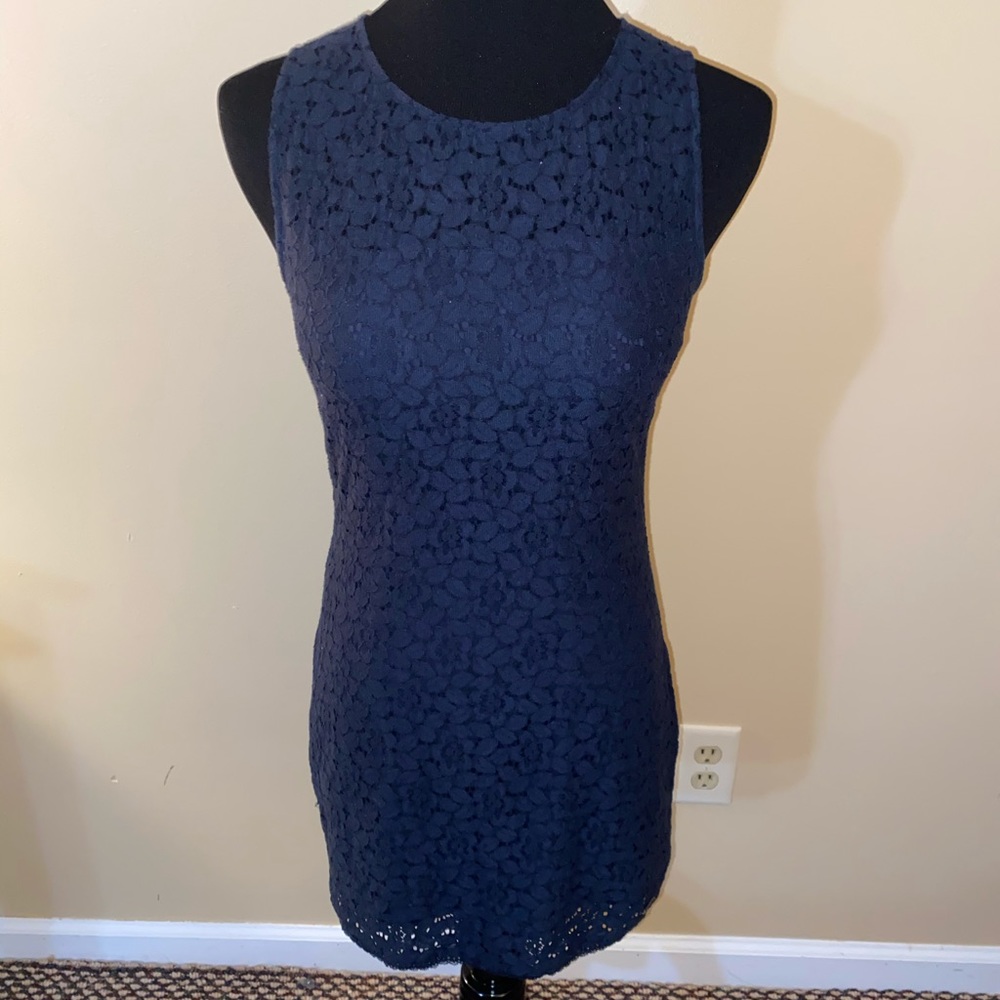 Hollister Navy Lace Dress